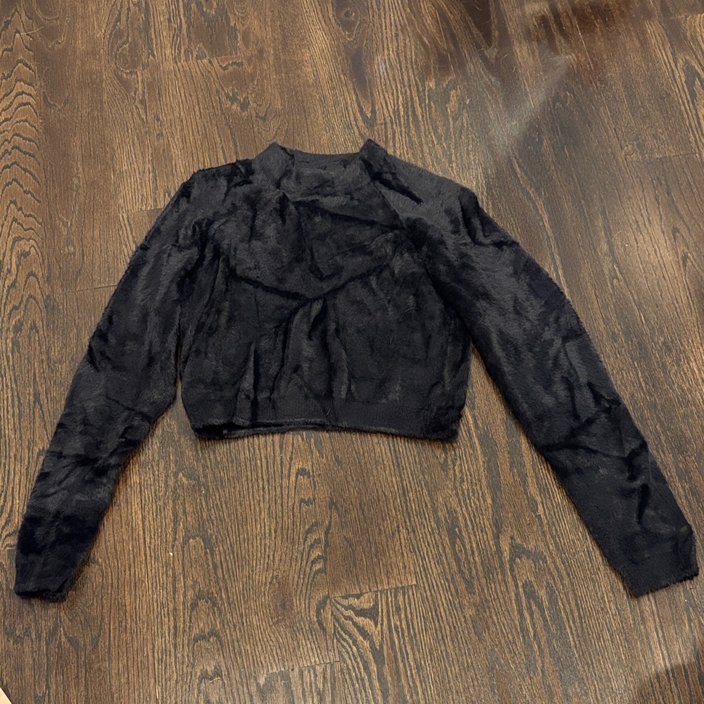 Katie J NYC Girls Black Sweater Size Small